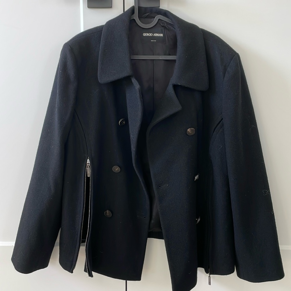 Giorgio Armani - made in Italy Women’s wool & cashmere coat size IT50